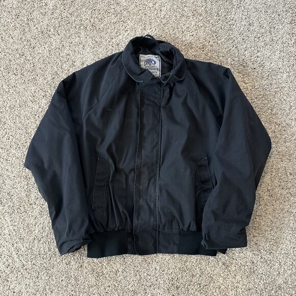 Dscp Quarterdeck Collection Jacket Black Bomber Unisex Utility Small - Picture 1 of 6